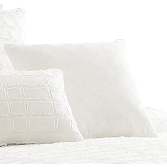 7 Piece Cotton Queen Comforter Set with Fringe Details Photo 4