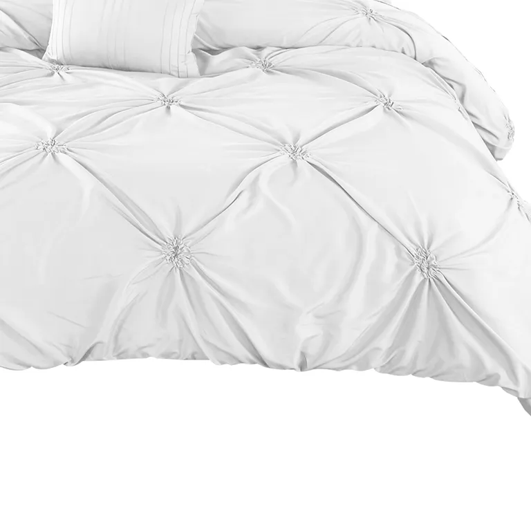 8 Piece King Polyester Comforter Set with Diamond Tufting Photo 2