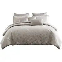 Photo of 9 Piece Queen Polyester Comforter Set with Jacquard Print