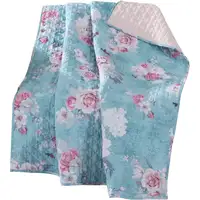 Photo of 50 x 60 Inch Microfiber Throw Blanket, Floral Print