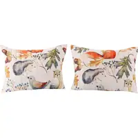 Photo of 26 x 20 Inches Standard Pillow Sham with Fox and Owl Print