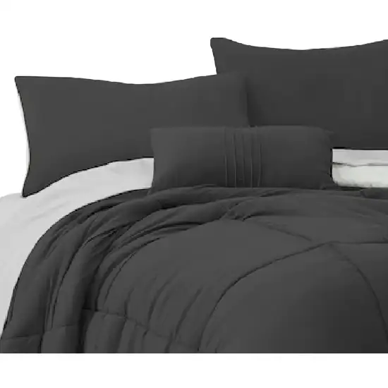 Alice 8 Piece Full Comforter Set, Soft Dark By The Urban Port Photo 2