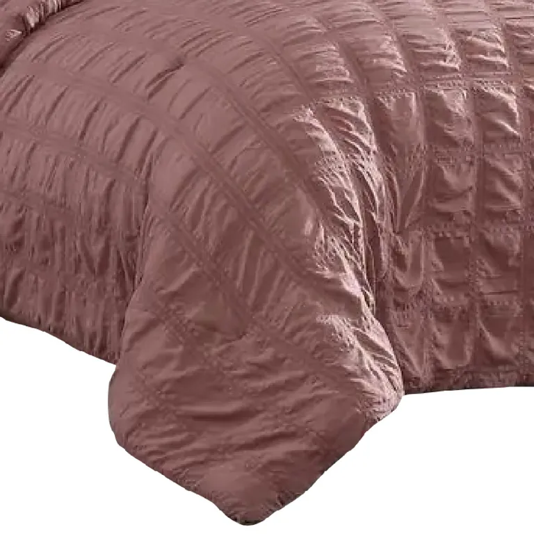 Alice 5 Piece King Comforter Set, Textured, The Urban Port Photo 3