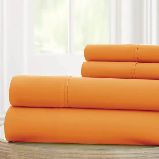 Bezons 4 Piece California King Microfiber Sheet Set with 1800 Thread Count Photo 2