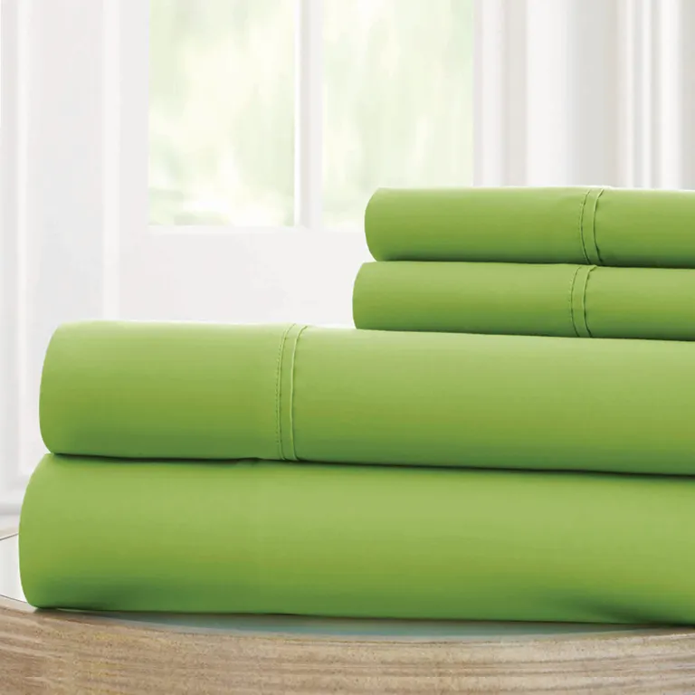 Bezons 4 Piece King Size Microfiber Sheet Set with 1800 Thread Count Photo 2