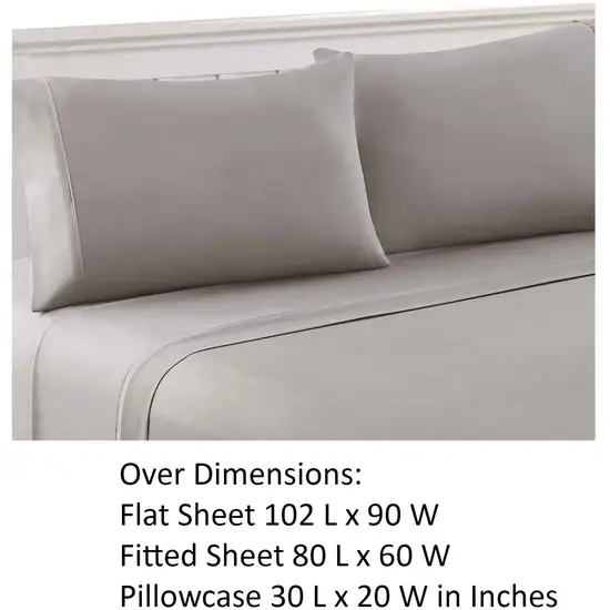 Bezons 4 Piece Queen Size Microfiber Sheet Set The Urban Port Photo 3