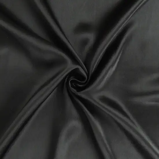 Black Dreamy Set Of 2 Silky Satin Queen Pillowcases Photo 9