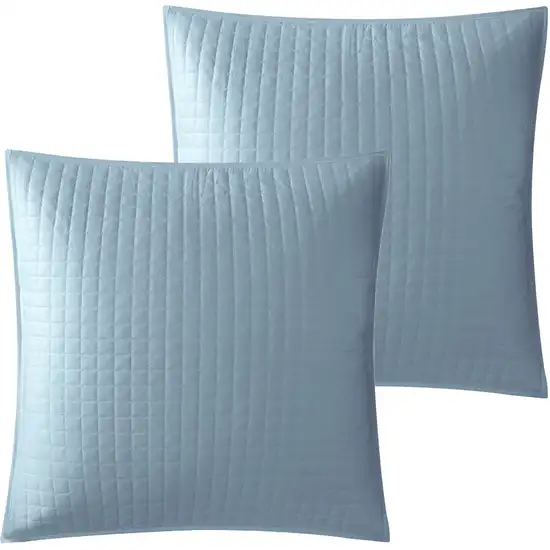 Blue King PolYester 220 Thread Count Washable Duvet Cover Set Photo 4