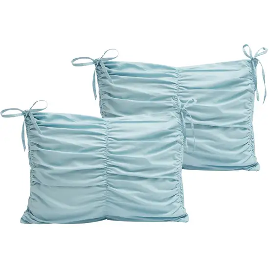 Blue King Polyester 180 Thread Count Washable Down Comforter Set Photo 3