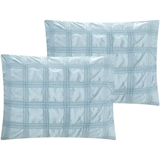 Blue Queen PolYester 180 Thread Count Washable Duvet Cover Set Photo 4