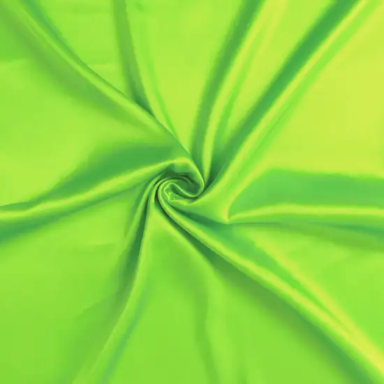 Bright Green Dreamy Set Of 2 Silky Satin King Pillowcases Photo 9