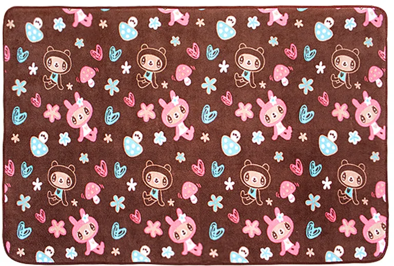 Brown Dancing Bear - Fleece Throw Blanket In A String Bag Photo 5