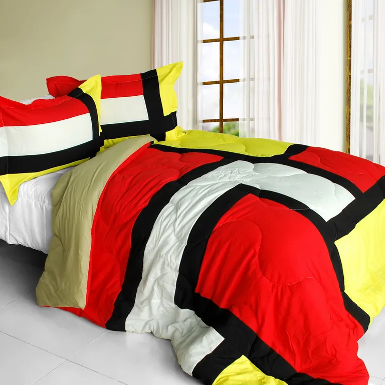 Clownfish - Quilted Patchwork Down Alternative Comforter Set (Full/Queen Size) Photo 1