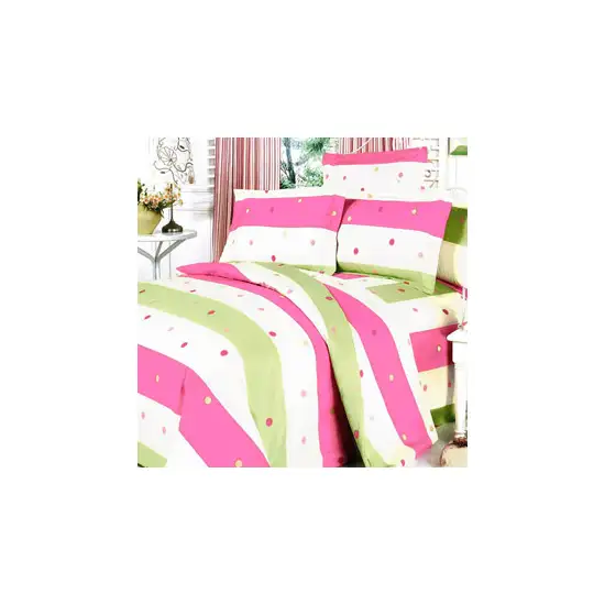 Colorful Life -  100% Cotton 3PC Mini Duvet Cover Set (Full Size) Photo 2