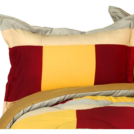 Dazzling Brilliance -  Quilted Patchwork Down Alternative Comforter Set (Twin Size) Photo 2