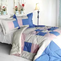 Photo of Dream Wings - Quilted Patchwork Down Alternative Comforter Set (Twin Size)