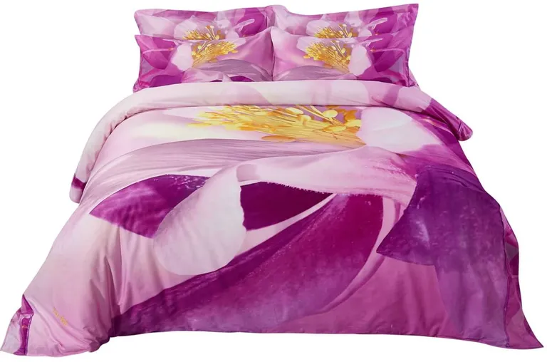 Duvet Cover Set, Size Floral Bedding, Dolce Mela - DM703K Photo 3