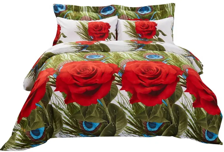 Duvet Cover Set, Size Floral Bedding, Dolce Mela - DM711K Photo 3