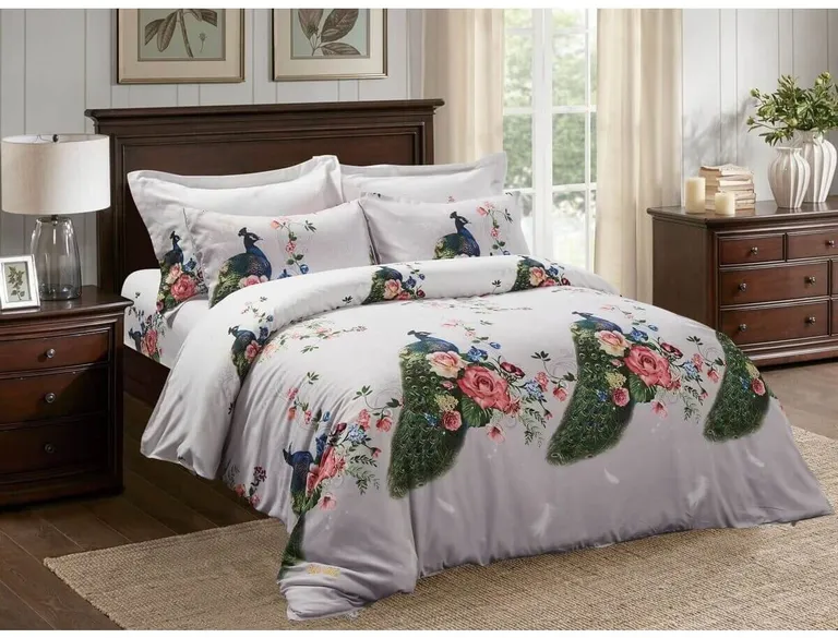 Duvet Cover Set, size Floral Bedding, Dolce Mela - DM706Q Photo 1