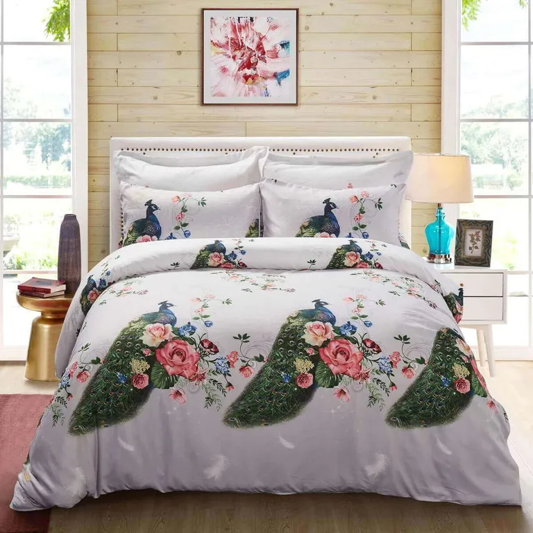 Duvet Cover Set, size Floral Bedding, Dolce Mela - DM706Q Photo 4