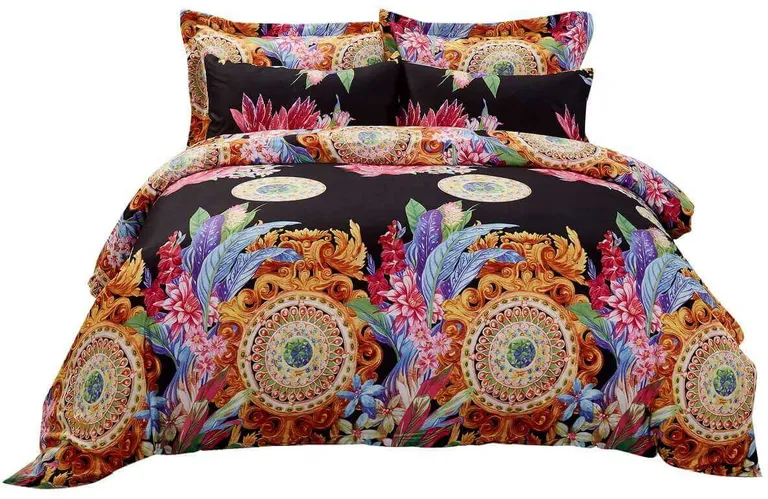Duvet Cover Set, size Floral Bedding, Dolce Mela - DM712Q Photo 3