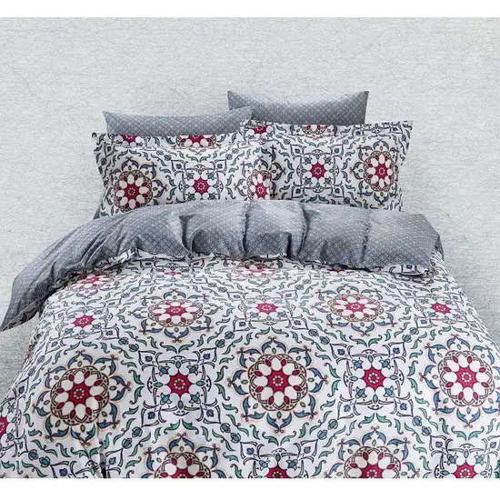 Duvet Cover Sheets Set, Dolce Mela Lanzarote Queen Size Bedding Photo 4