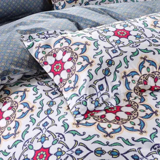 Duvet Cover Sheets Set, Dolce Mela Lanzarote Queen Size Bedding Photo 3