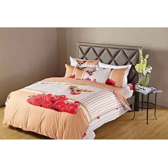 Queen Size Duvet Cover Sheets Set, Cutie Pie Photo 2