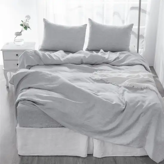 Four Piece Cloud Linen Sheet Set Photo 6