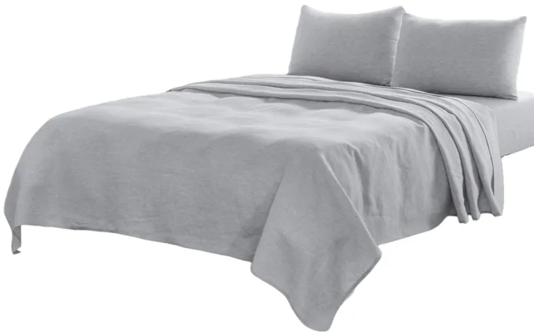 Four Piece Cloud Linen Sheet Set Photo 4