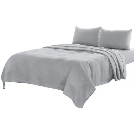 Four Piece Cloud Linen Sheet Set Photo 2