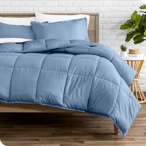 Photo of Full/Double Size All Season Super Soft Down Alternative Comforter Set Blue