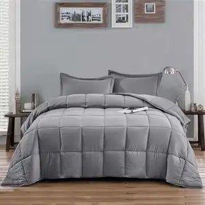 Photo of Full/Queen Traditional Microfiber Reversible 3 Piece Comforter Set