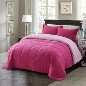 Photo of Full/Queen Traditional Microfiber Reversible 3 Piece Comforter Set