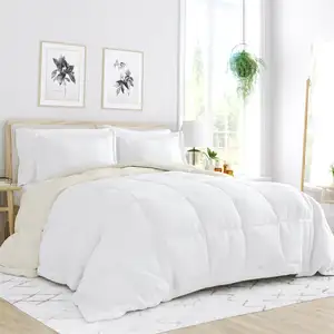 Photo of Full/Queen size 3-Piece Microfiber Reversible Comforter Set