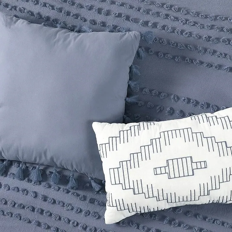 5-Piece 100-Percent Cotton Clip Dot Comforter Set Photo 3