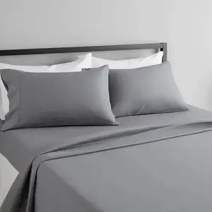 Photo of Full size Silver Grey 100-Percent Egyptian Cotton 1000 Thread Count Sheet Set