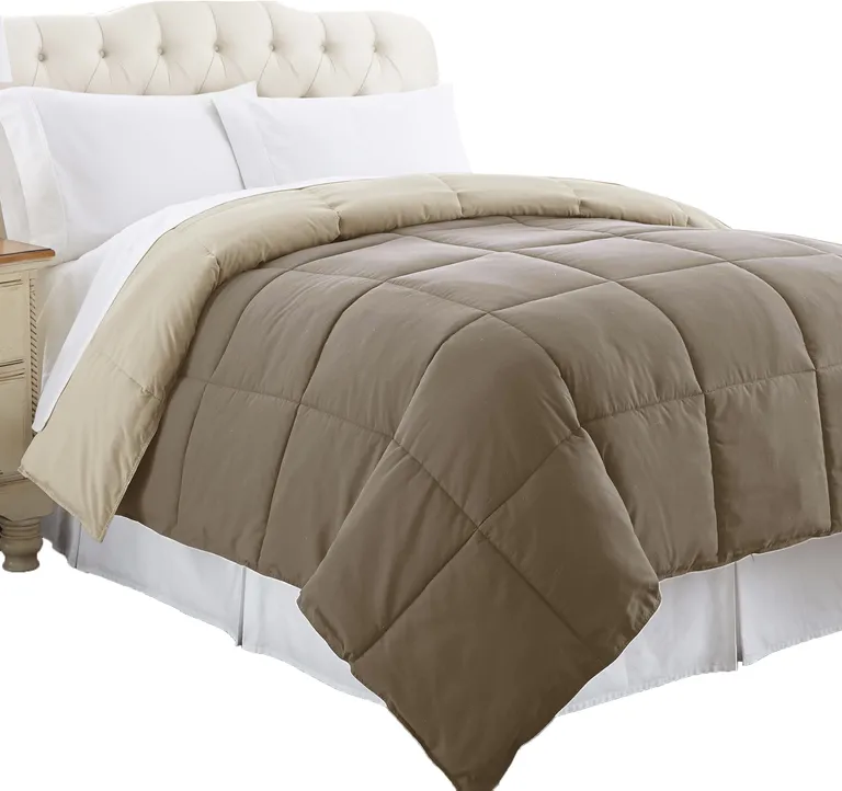 Genoa King Size Box Quilted Reversible Comforter The Urban Port Photo 1