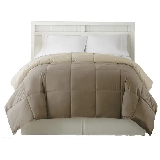 Genoa King Size Box Quilted Reversible Comforter The Urban Port Photo 2