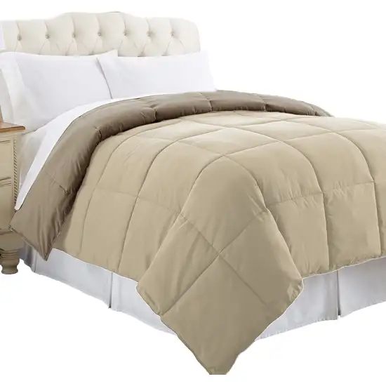 Genoa King Size Box Quilted Reversible Comforter The Urban Port Photo 3