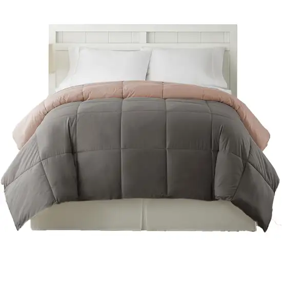 Genoa King Size Box Quilted Reversible Comforter The Urban Port Photo 2