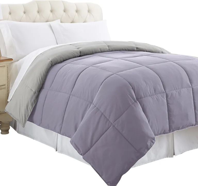 Genoa King Size Box Quilted Reversible Comforter The Urban Port Photo 1