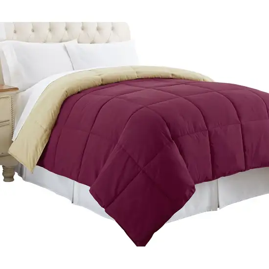 Genoa Queen Size Box Quilted Reversible Comforter The Urban Port Photo 1