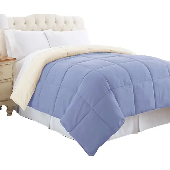 Genoa Twin Size Box Quilted Reversible Comforter The Urban Port Photo 1