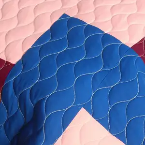 Photo of Girl's Excitement - 3PC Vermicelli-Quilted Patchwork Quilt Set (Full/Queen Size)