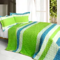 Photo of Glass Mask - 3PC Patchwork Quilt Set (Full/Queen Size)