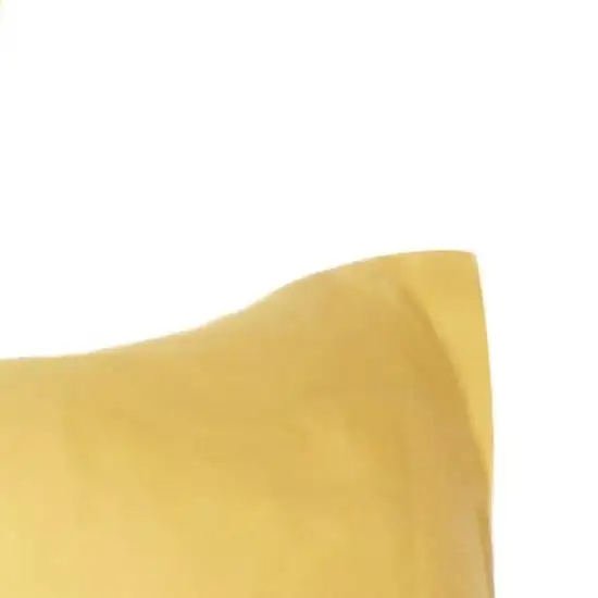 Gold Dreamy Set Of 2 Silky Satin Queen Pillowcases Photo 6