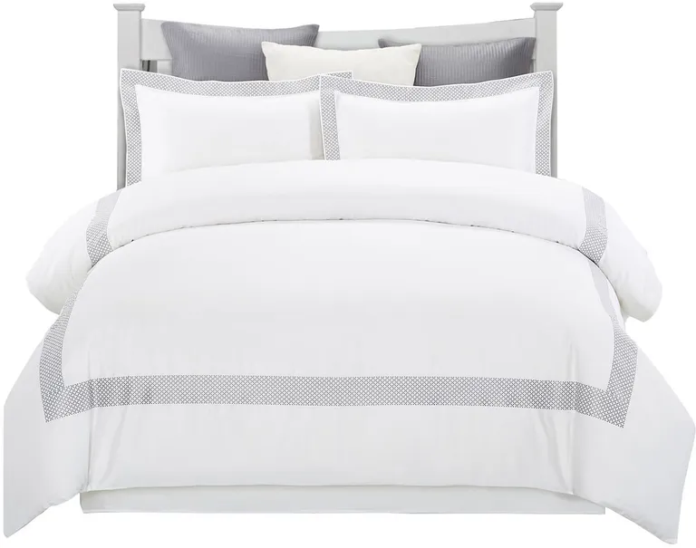 Queen 100% Cotton 200 Thread Count Washable Duvet Cover Set Photo 1