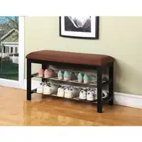 Photo of Hallway Entry Bedroom Storage Bench Shoe Rack Organizer