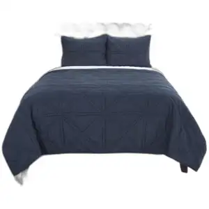 Photo of Indigo King 100% Cotton 300 Thread Count Machine Washable Down Alternative Comforter